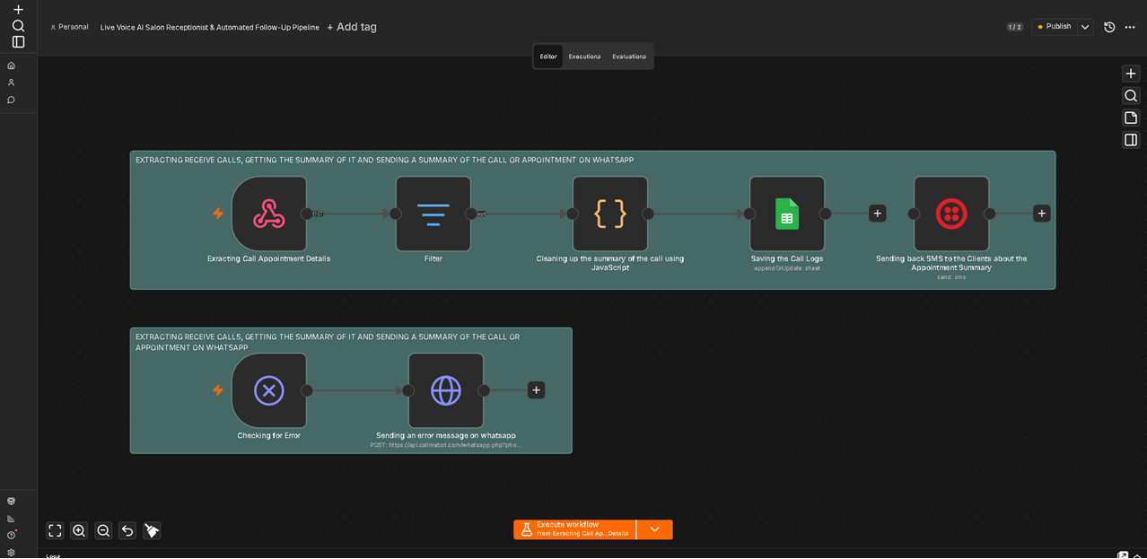 Live Voice Scheduler